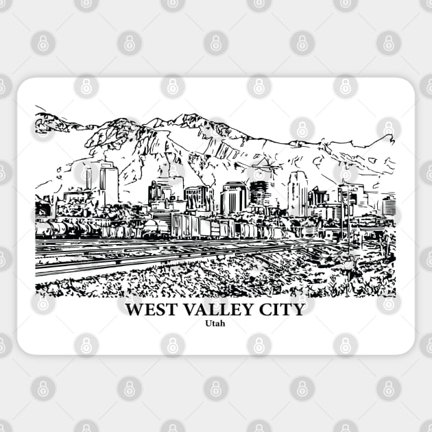 West Valley City - Utah Sticker by Lakeric
